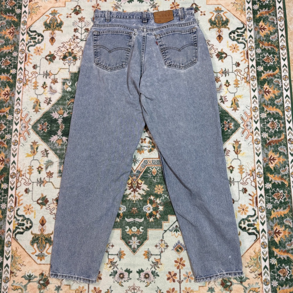 Vintage Levi's 560 Comfort Fit Jeans‎ Men's W33 L31 Light Wash Distressed Denim